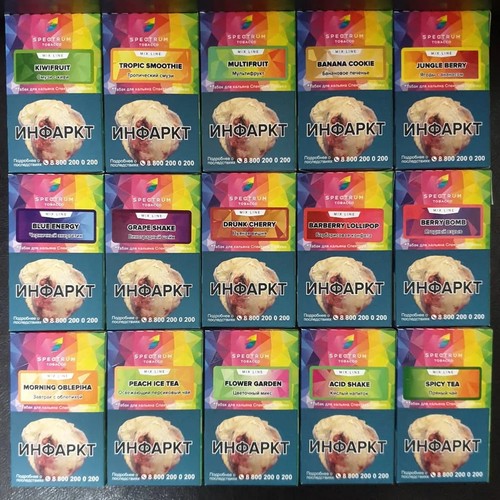 Вкусы Spectrum Mix Line Вкусы Spectrum Mix Line