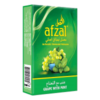 Табак Afzal - Grape with Mint (Виноград с Мятой, 40 грамм) — 