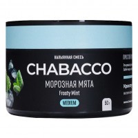 Смесь Chabacco MEDIUM - Frosty Mint (Морозная Мята, 50 грамм) — 
