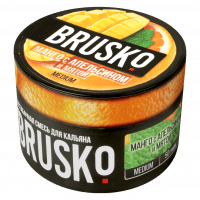 Смесь Brusko Medium - Манго с Апельсином и Мятой (50 грамм) — 